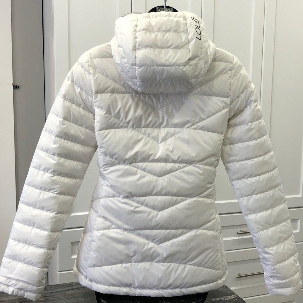 Lolë Reversible Gray/White Puffer Jacket with Hood – Woman's – XS - Picture 5 of 16